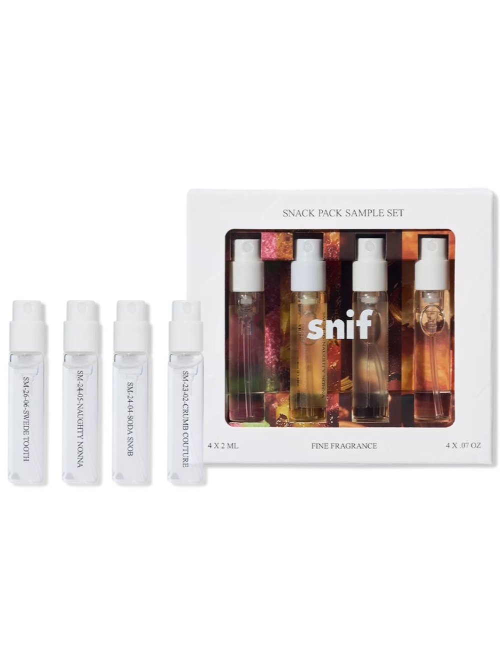 snif Snack Pack Sample Eau De Toilette Set 2ml X 4 BRAND NEW/SEALED